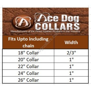 Ace Handcrafted ~ Adjustable PADDED Half check Genuine Leather Dog Collar (Red Lining)